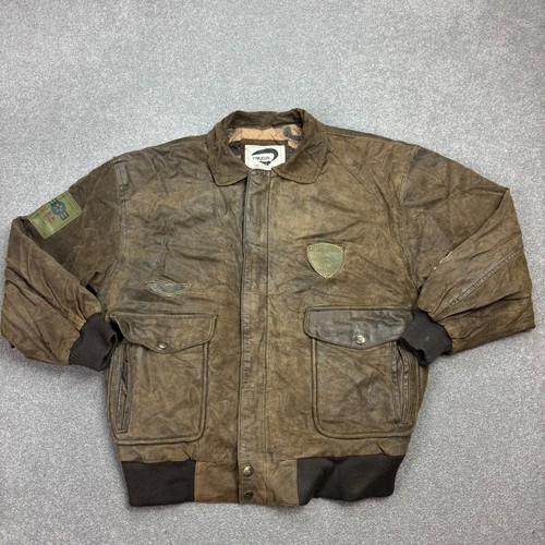 Leather flying jacket adult - flying,