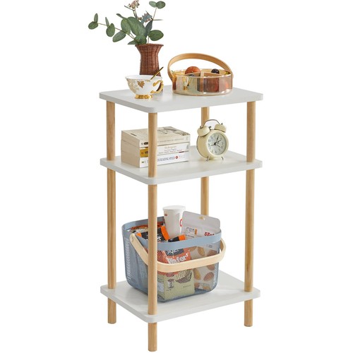 Wooden side table tier - side, table,