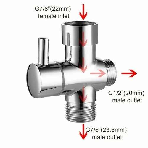 Brass way shower - brass, 3