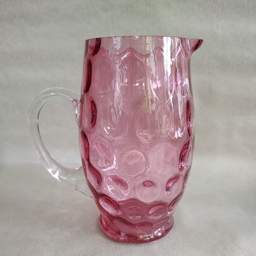 Fenton cranberry glass coin - fenton,