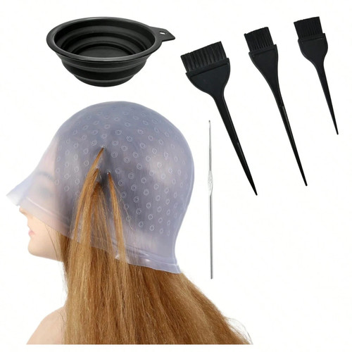 Hair highlighting cap and hook - hair,