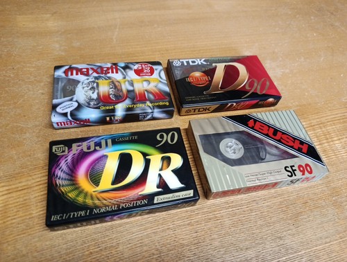 Blank audio cassettes 90 - x,