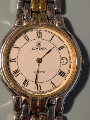 Vintage cyma 32mm - vintage, two-tone