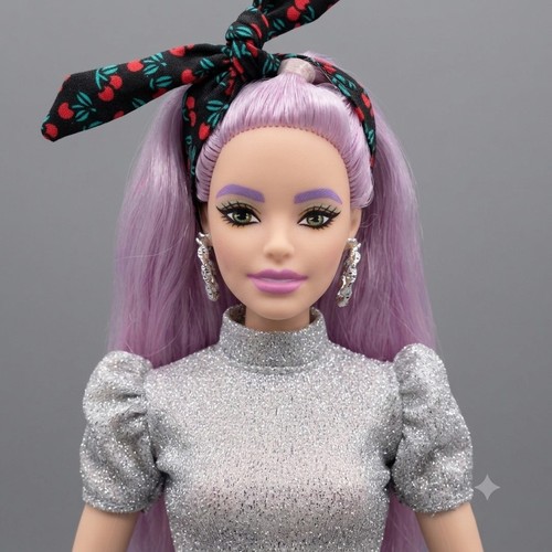 Barbie extra curvy lavander - barbie,