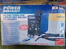 Power Craft no gas turbo fan cooled mig welder 25-130 amps (new)