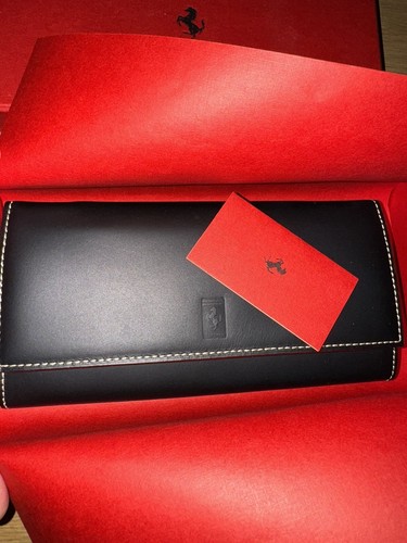 Ferrari long wallet black - wallet,