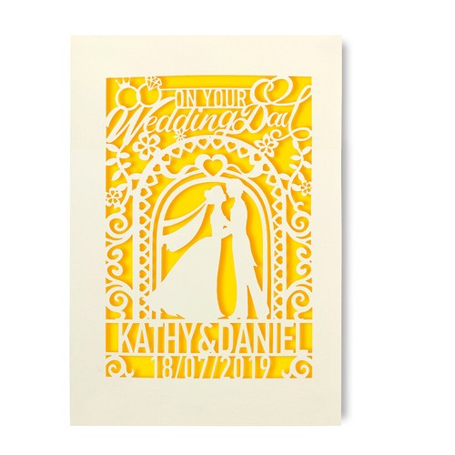 Personalised handmade wedding - handmade,
