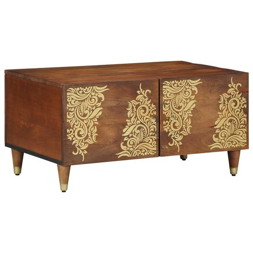 Solid mango wood coffee table - solid,