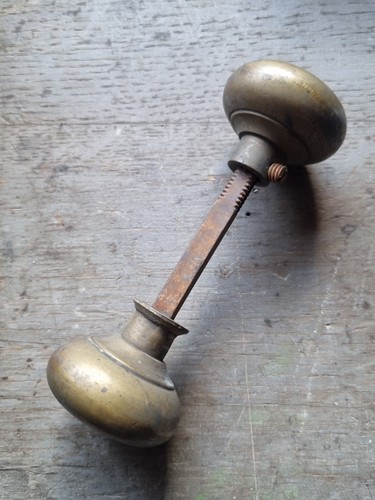 Victorian brass door knobs - victorian,