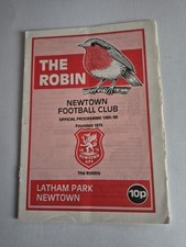 Newtown V Llanfair 8/12/1985 Montgomeryshire Cup Replay Pro