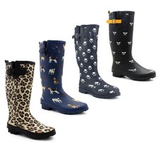 Womens Adjustable Calf Wellies