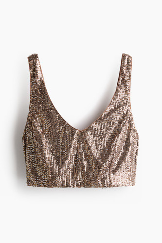 Bnwt sequined bralette top - bralette,