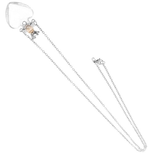 Perfume bottle necklace - bottle, vial