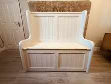 Hand Crafted Pine Monks Bench