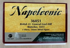 BRITAINS  36051 NAPOLEONIC WATERLOO GENERAL LORD HILL TOY SOLDIERS 1815