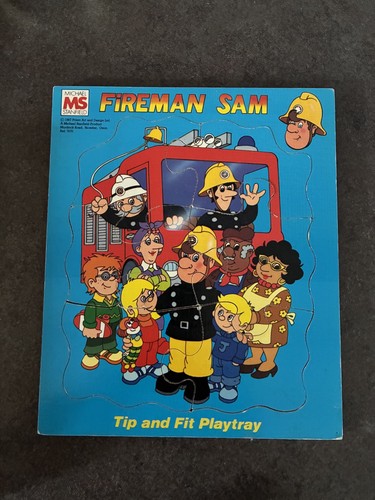Fireman sam wooden jigsaw - sam,