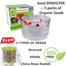 3 TRAY SEED SPROUTER KITCHEN