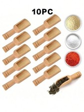 Mini Wooden Scoop Spoons for