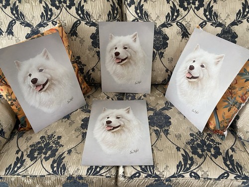 Samoyed stunning print - samoyed,