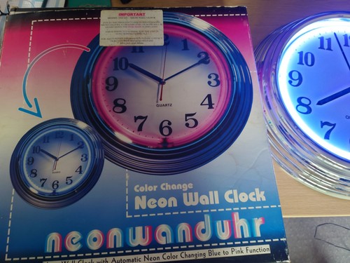 Neon colour changing wall - colour,