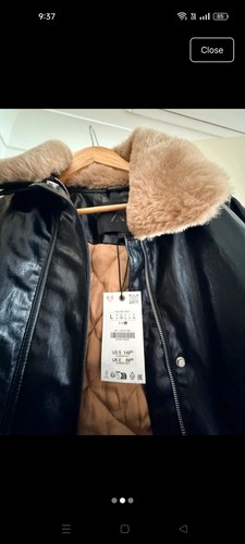 Zara leather look - zara,