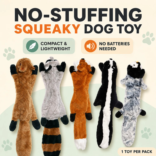 Stuffing plush dog toys - plush,