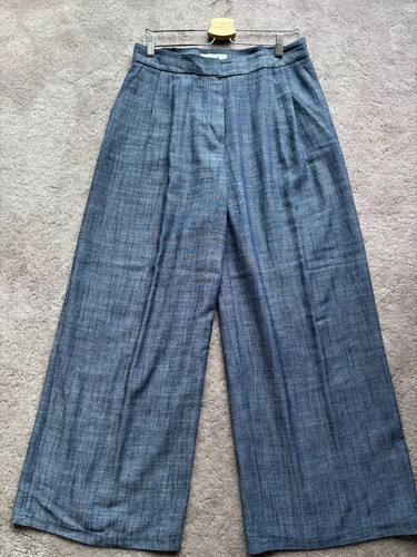 Wide leg linen - , fabric