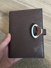Vintage Louis Vuitton Small Agenda Diary With Original Filofax Inserts Epi Brown