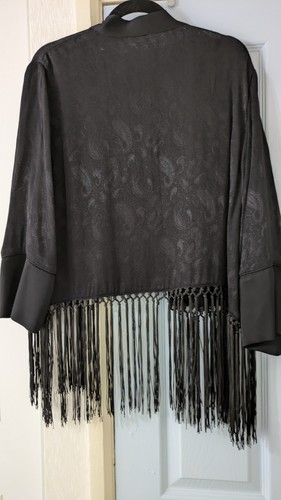 Zara dressy black - black, fringed