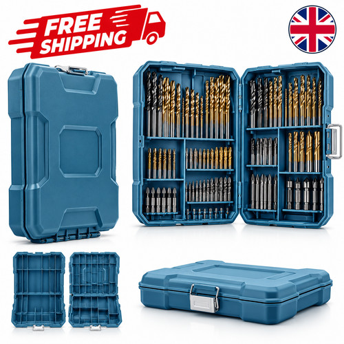 Empty drill bits storage box - drill,