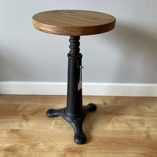 Industrial Cast iron stool by