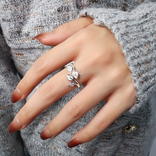 925 sterling silver cute leaf - 925,