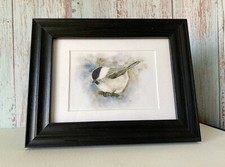 Willow Tit, Wildlife Mini Art