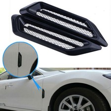 2x Universal Car Side Air Flow Vent Fender Stickers Decor Vehicle Accessories 