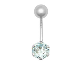 9ct White Gold Cubic Light