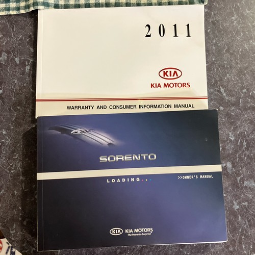 2011 kia sorrento owner - 2011, owner’s