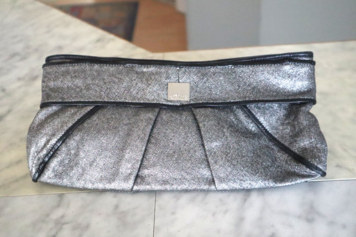 Kooba shiny silver metallic