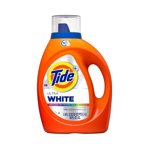 Tide ultra white liquid - tide he,