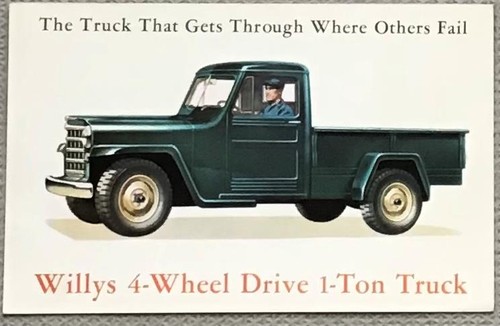 Willys wheel drive ton - 4-wheel,