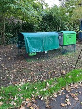 Eglu Cube Chicken Coop with 2m run, Autodoor and accessories