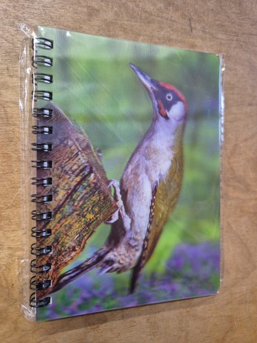 Green woodpecker notebook - green,