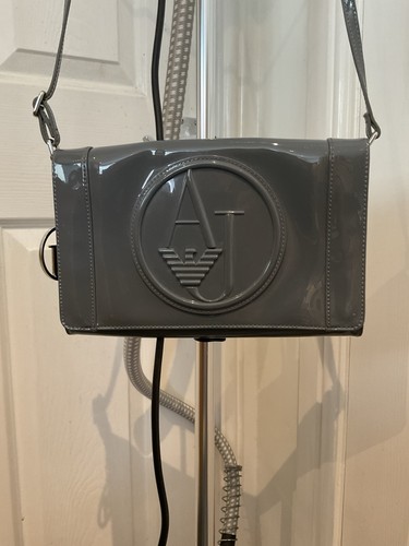 Armani jeans grey patent - aj,