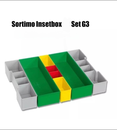 Bosch sortimo insetbox - set, g3