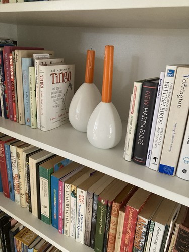 White ceramic egg - egg, shaped