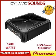 Pioneer GM-D8704 4 Channel Class-D Bridgeable Car Amplifier 1200W