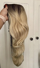 hued-blonde beachy waves lace