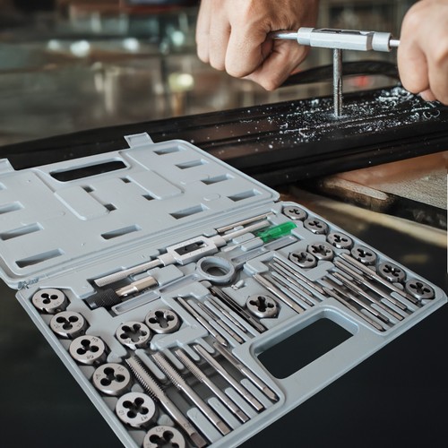 New 40pc metric tap and - tap, die