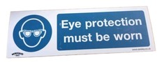 Eye Protection Must Be Worn Sign