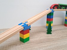 Angled Duplo to Wooden Train