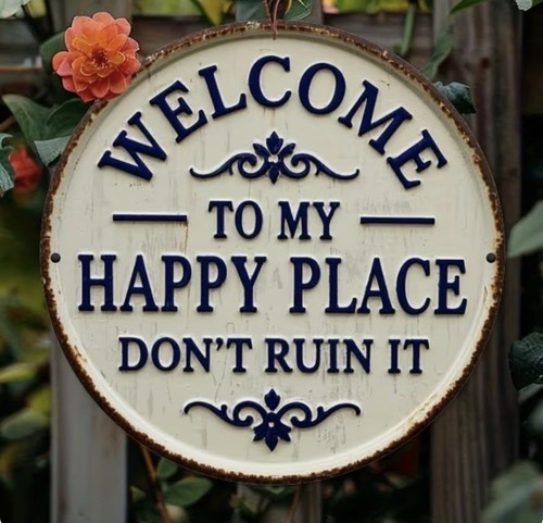 Welcome happy place - welcome, my